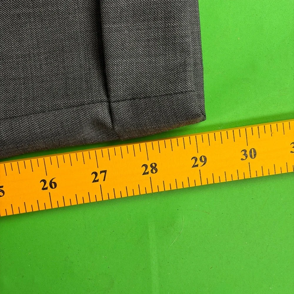 Ralph Lauren Dress Pants Mens 38/29 Grey 100% Wool Natural Stretch Cuffed Slacks